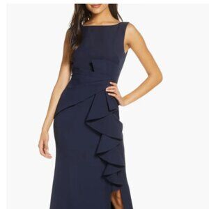 Eliza J Ruffle Front Gown